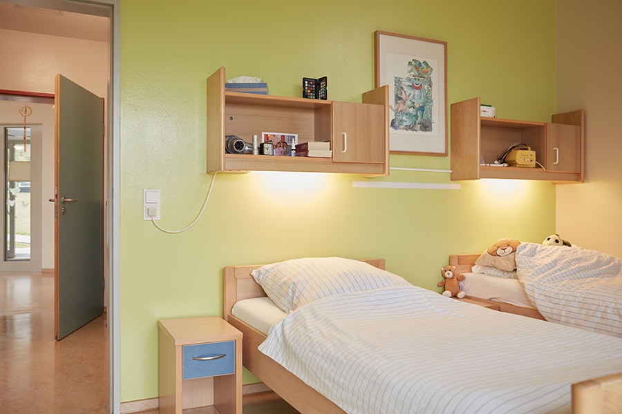 Blick in ein Mehrbettzimmer Blick in ein Mehrbettzimmer