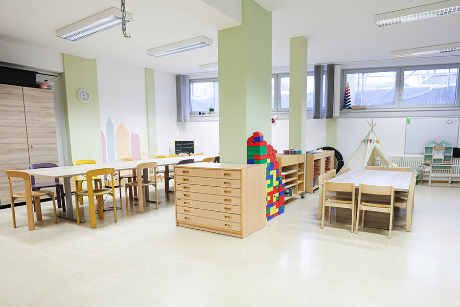 Ein Spielzelt im neuen Raum der Ergotherapie Ein Spielzelt im neuen Raum der Ergotherapie
